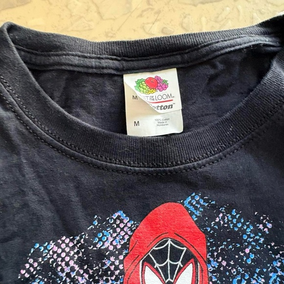 Spider-Man: Into the Spider-Verse Miles Morales Graphic T-Shirt – Black - Picture 4 of 7